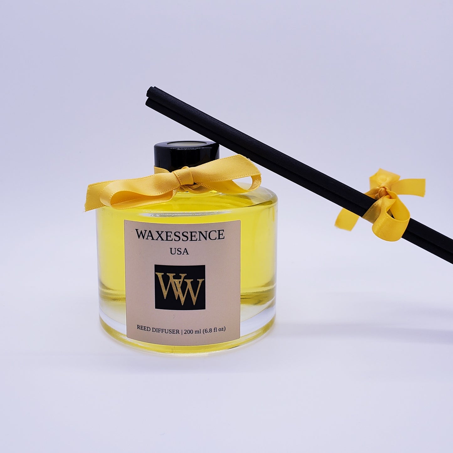 Coconut Vanilla Reed Diffuser | Essenza Clear Glass | Scented Room Fragrance | Aromatherapy Home Decor | Diffuser Oil | 6.8 ml