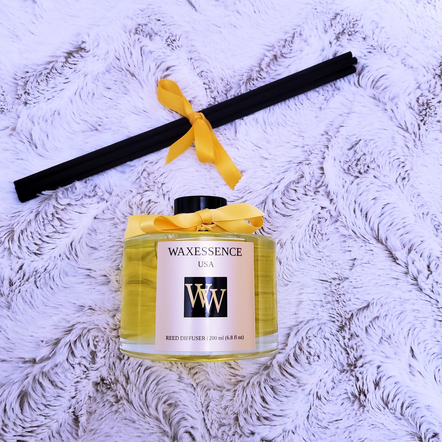 Coconut Vanilla Reed Diffuser | Essenza Clear Glass | Scented Room Fragrance | Aromatherapy Home Decor | Diffuser Oil | 6.8 ml