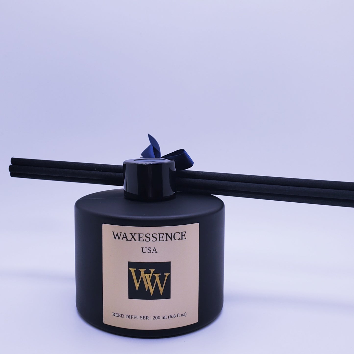 Reed Diffusers - Essenza | Matte Black | Scented Room Fragrance | Aromatherapy Home Decor | Diffuser Oil | Essential Oil Diffuser