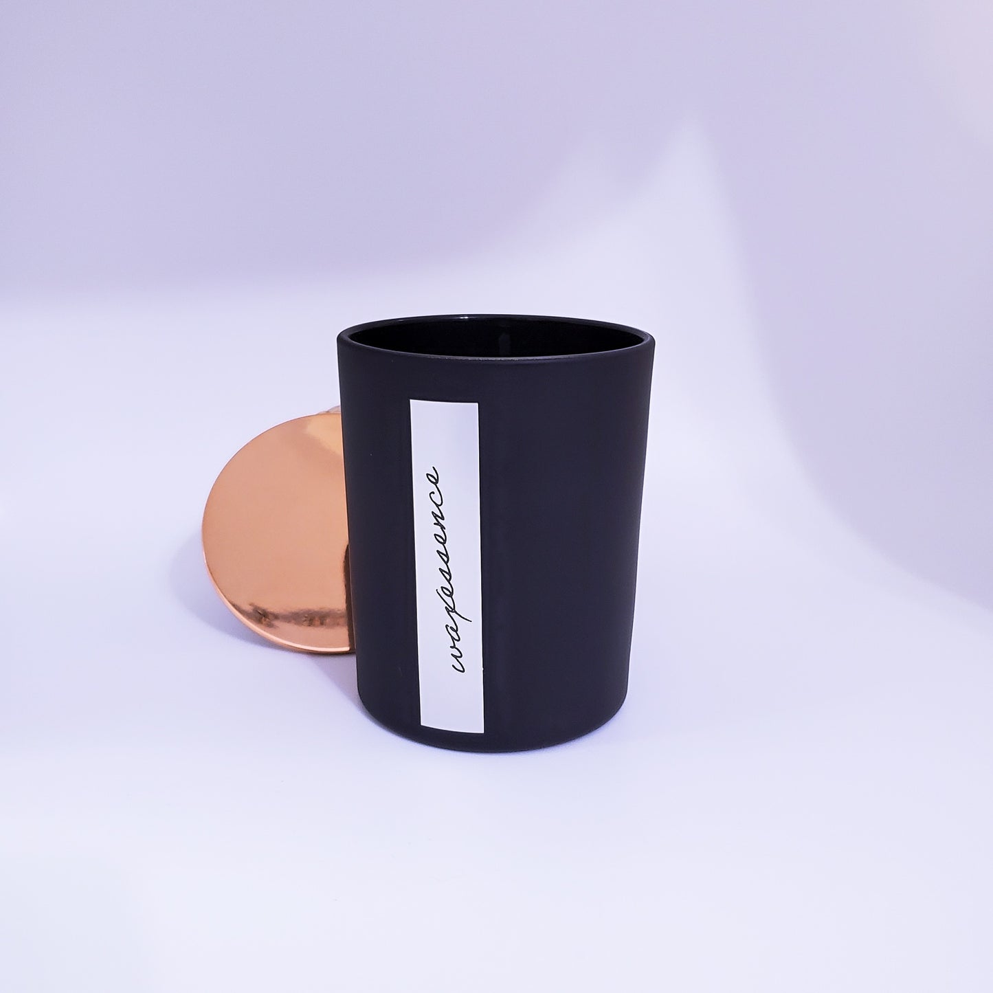 Matte Black Soy Candle | Highly Scented Candle | Luxury Candle