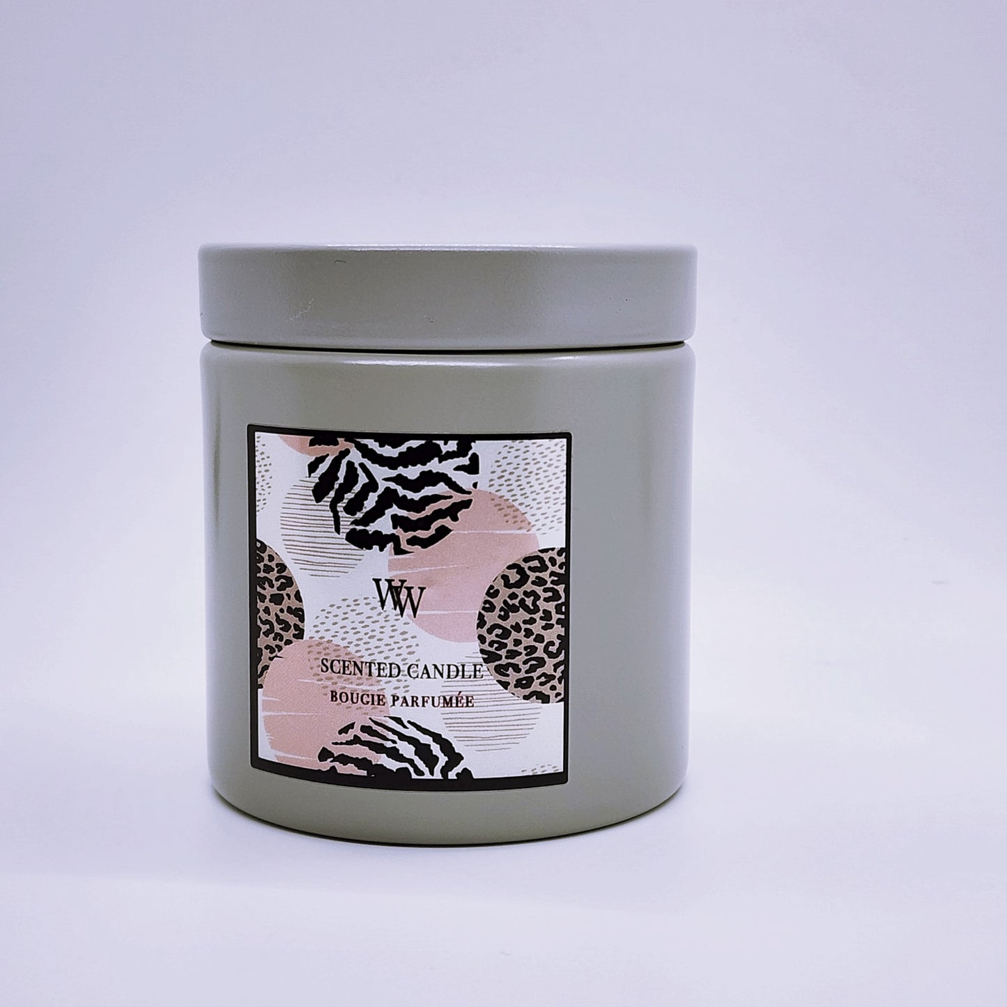 Deluxe Satin Soy Wax Luxury Candle | Stonewashed Glam Tin 9oz