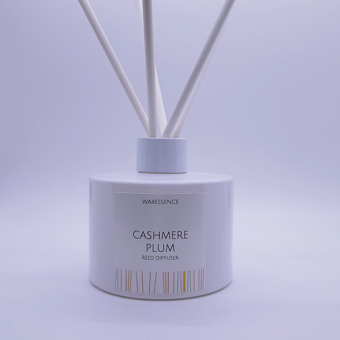 Cashmere Plum Reed Diffuser | Essenza Gloss White | Aromatherapy Home Decor | Diffuser Oil | 6.8 fl. oz