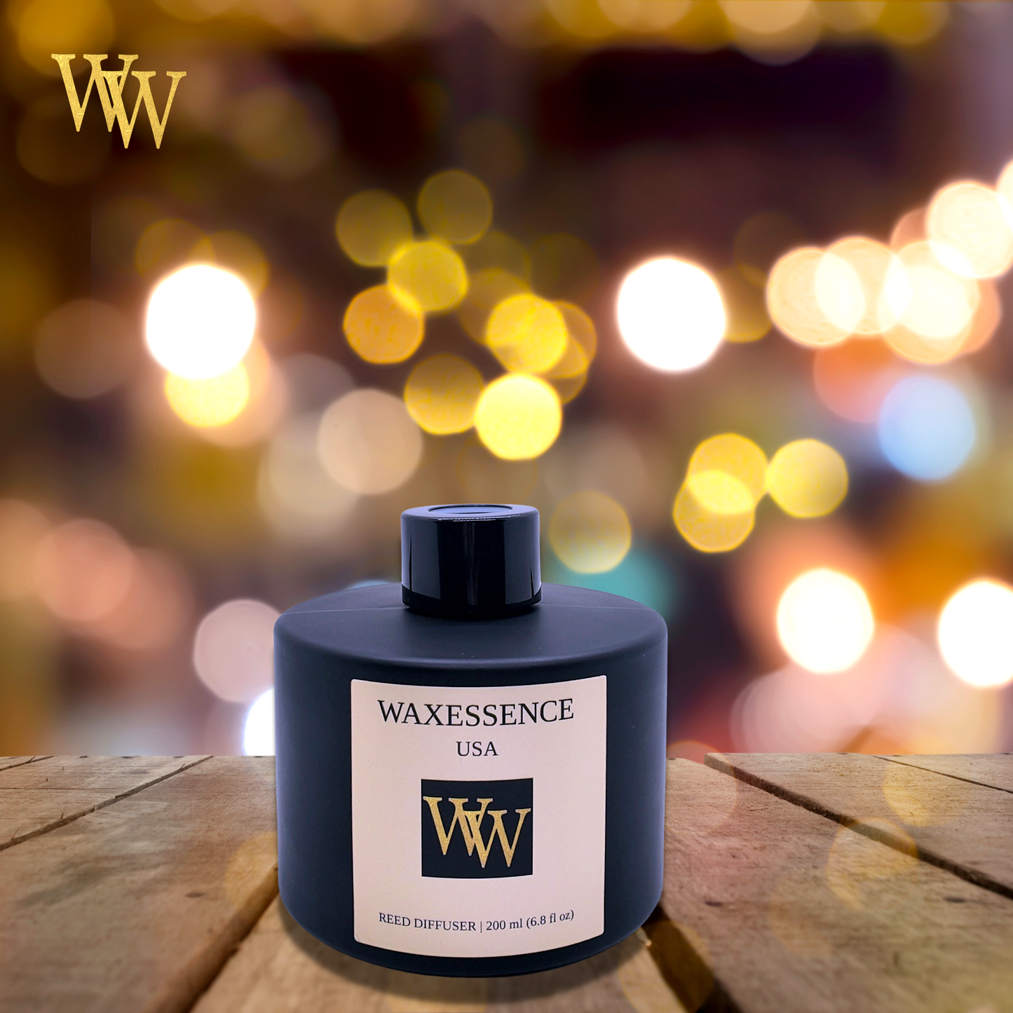 Reed Diffusers - Essenza | Matte Black | Scented Room Fragrance | Aromatherapy Home Decor | Diffuser Oil | Essential Oil Diffuser