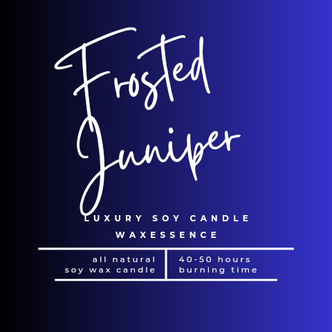 Frosted Juniper | Soy Wax Luxury Candle | Denim Ceramic Tumbler 7.1 fl oz