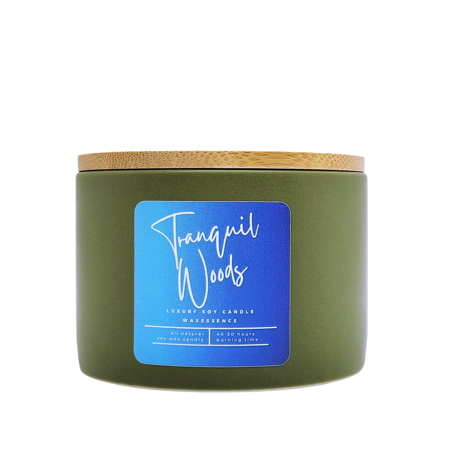 Tranquil Woods | Soy Wax Luxury Candle | Sage Ceramic Tumbler 7.1 fl oz