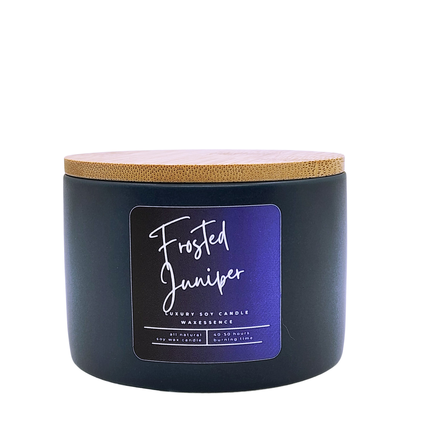 Frosted Juniper | Soy Wax Luxury Candle | Denim Ceramic Tumbler 7.1 fl oz