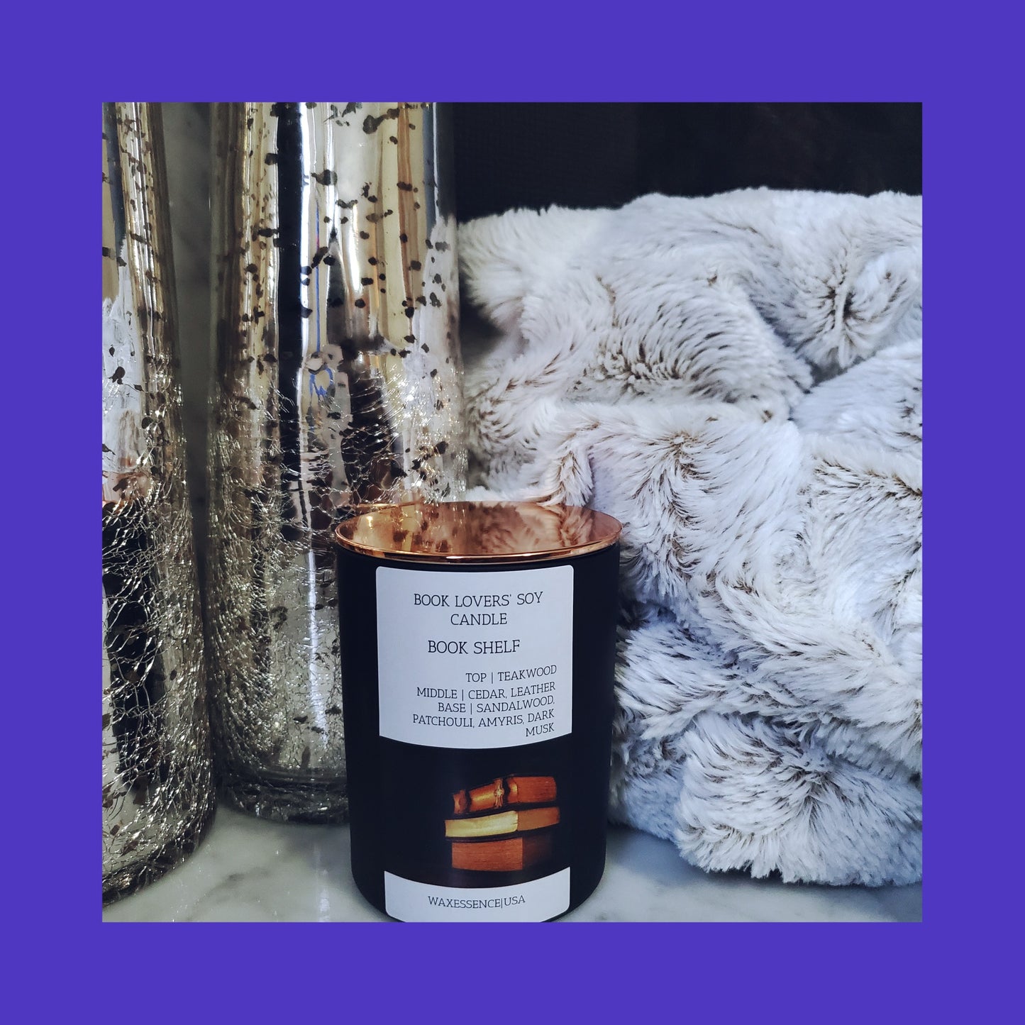 Book Shelf Soy Candle - WaxEssence