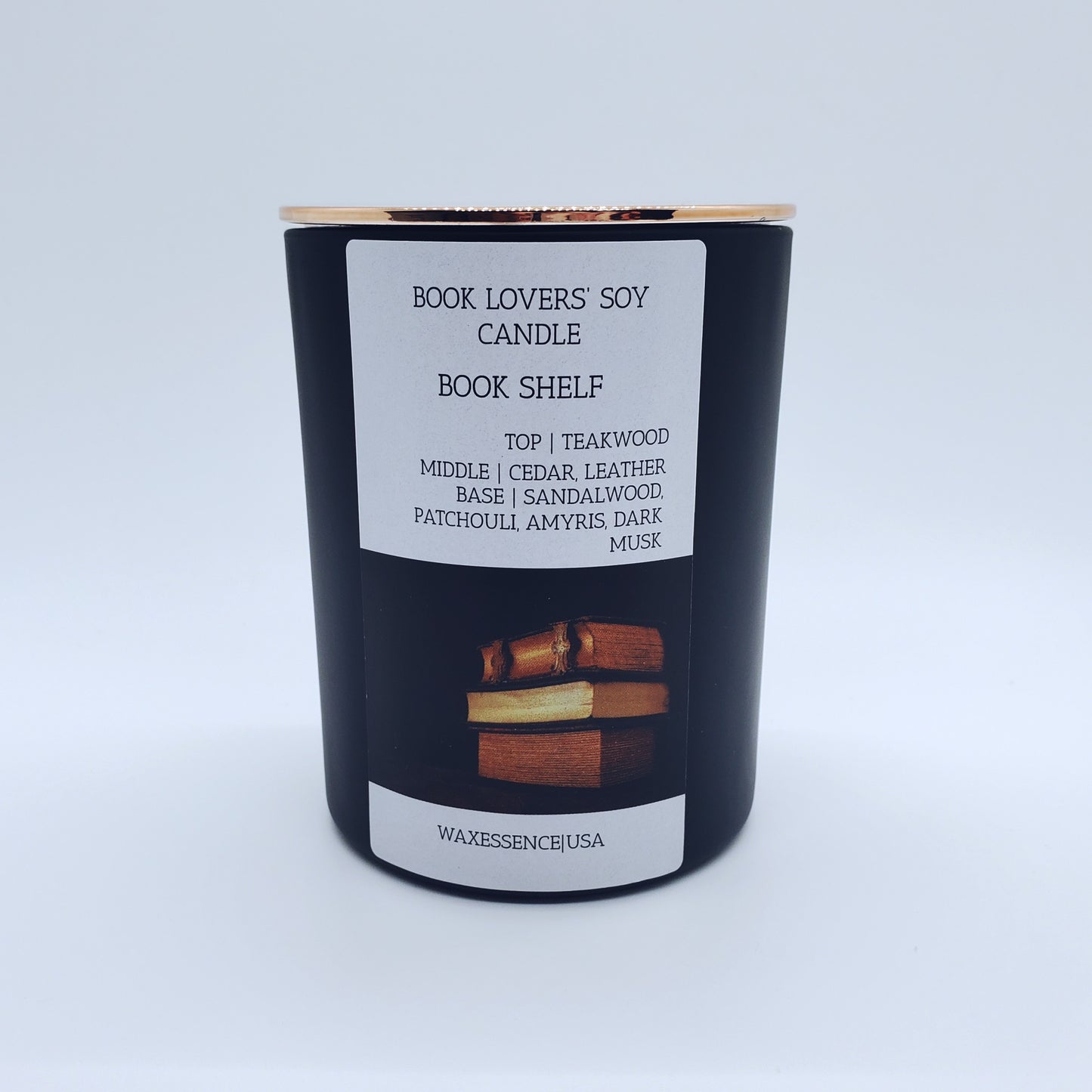 Book Shelf Soy Candle