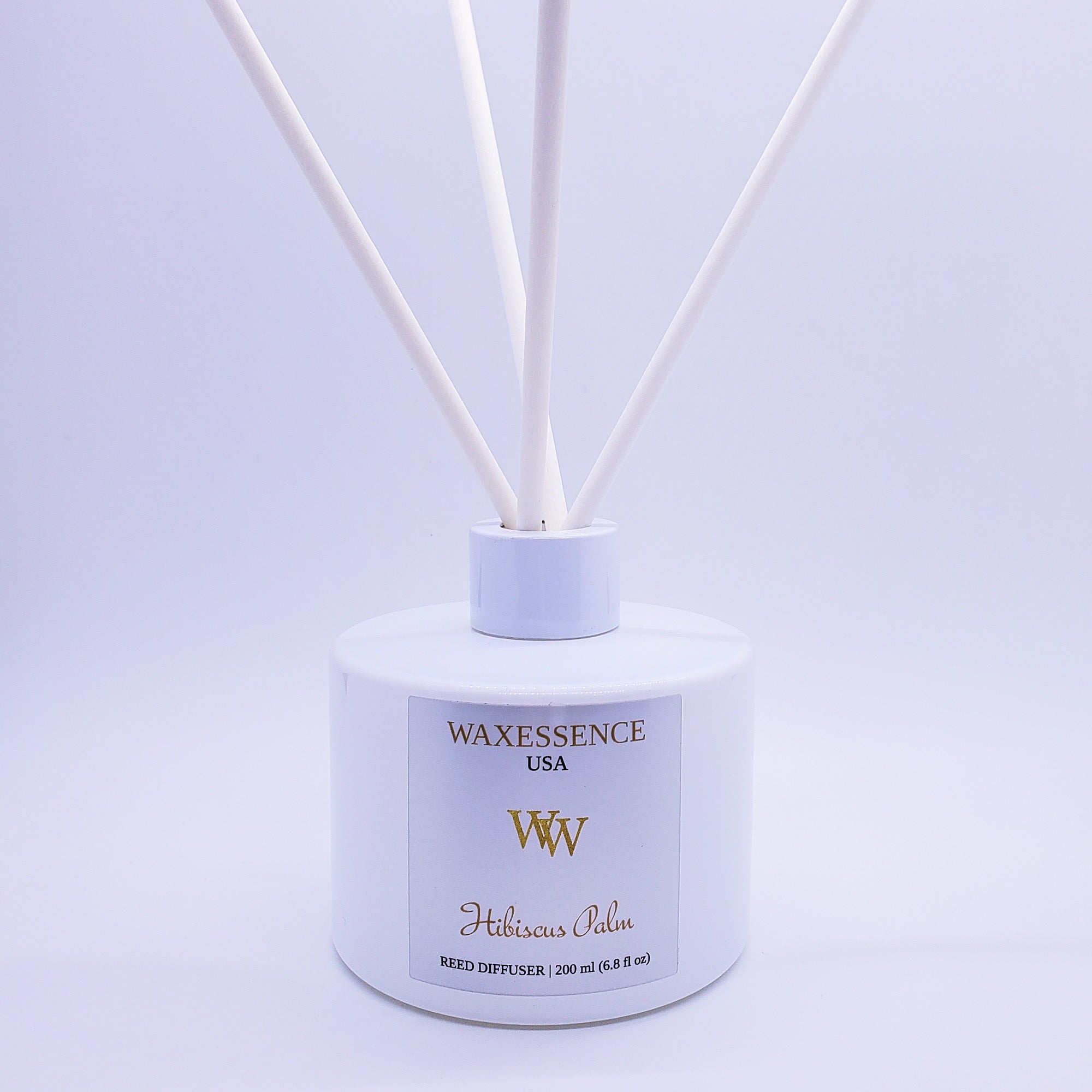 Reed Diffusers | Essenza - Gloss White | Hibiscus Palm