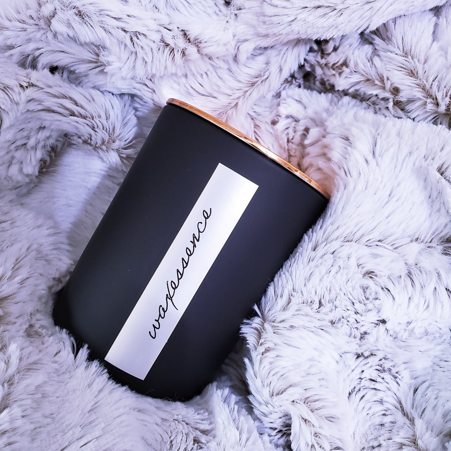 Matte Black Soy Candle | Highly Scented Candle | Luxury Candle