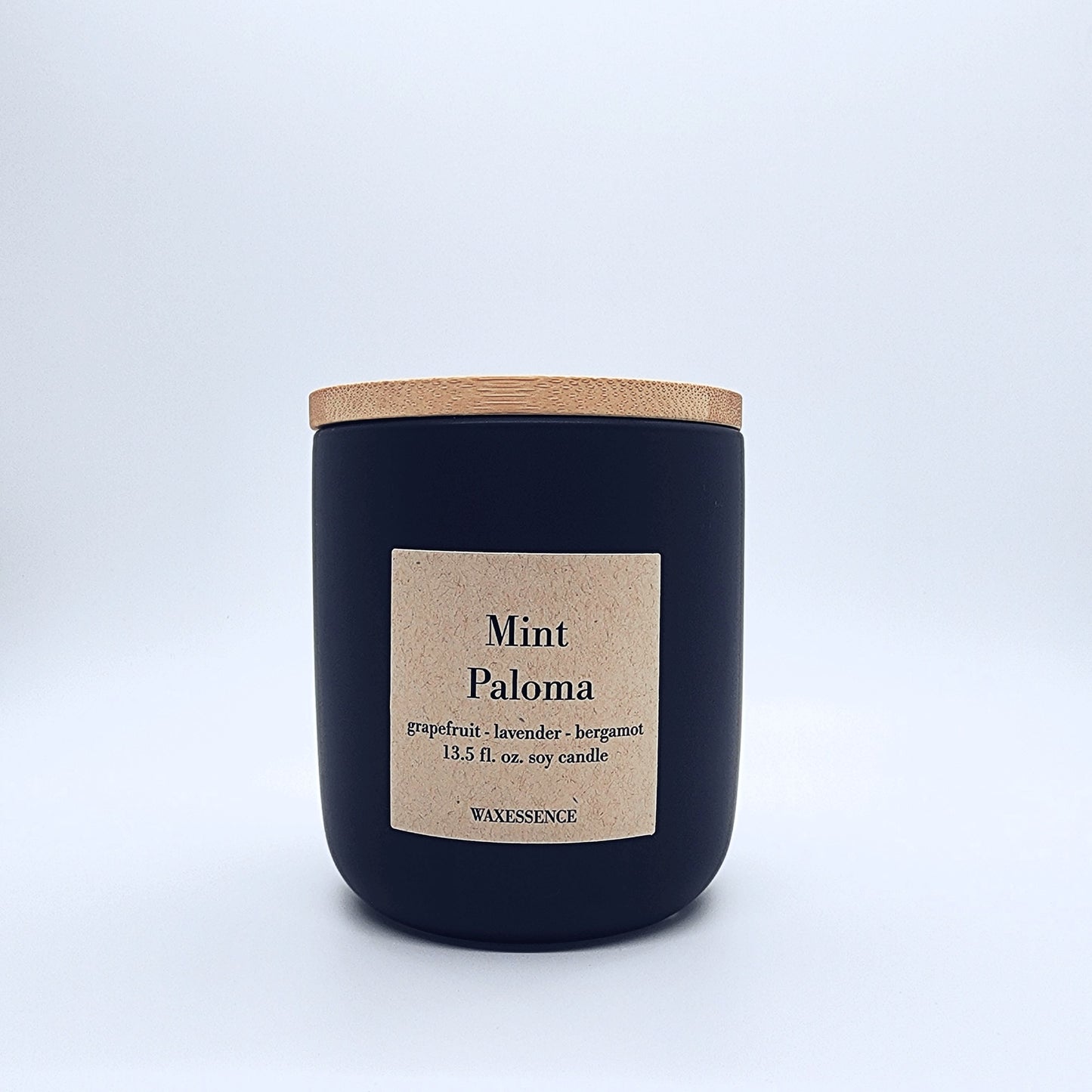 Mint Paloma Home Candle | Luxury Candle | Home Decor | Aromatherapy | Black Nordic Ceramic Tumbler | Soy Wax | 13.5 fl. oz.
