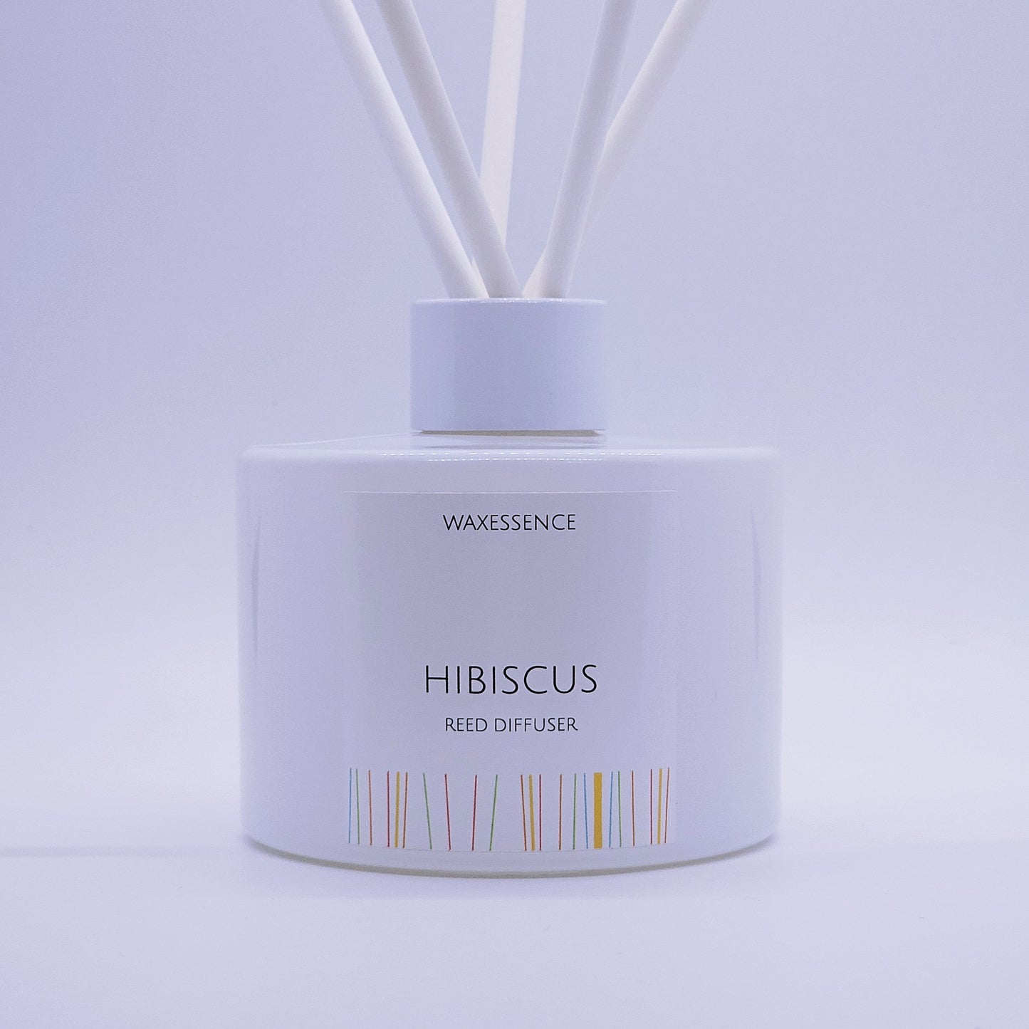 Hibiscus Reed Diffuser | Essenza Gloss White  | Aromatherapy Home Decor | Diffuser Oil | 6.8 fl. oz