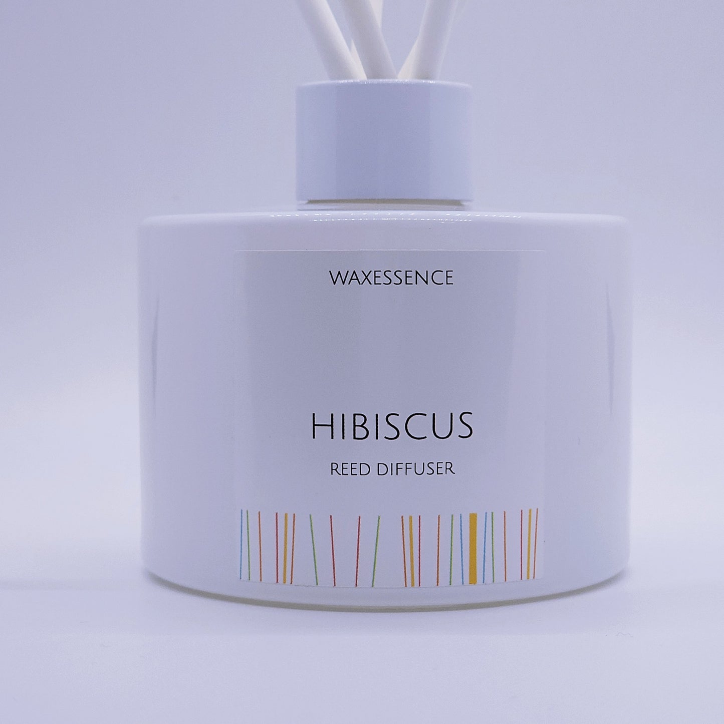 Hibiscus Reed Diffuser | Essenza Gloss White  | Aromatherapy Home Decor | Diffuser Oil | 6.8 fl. oz
