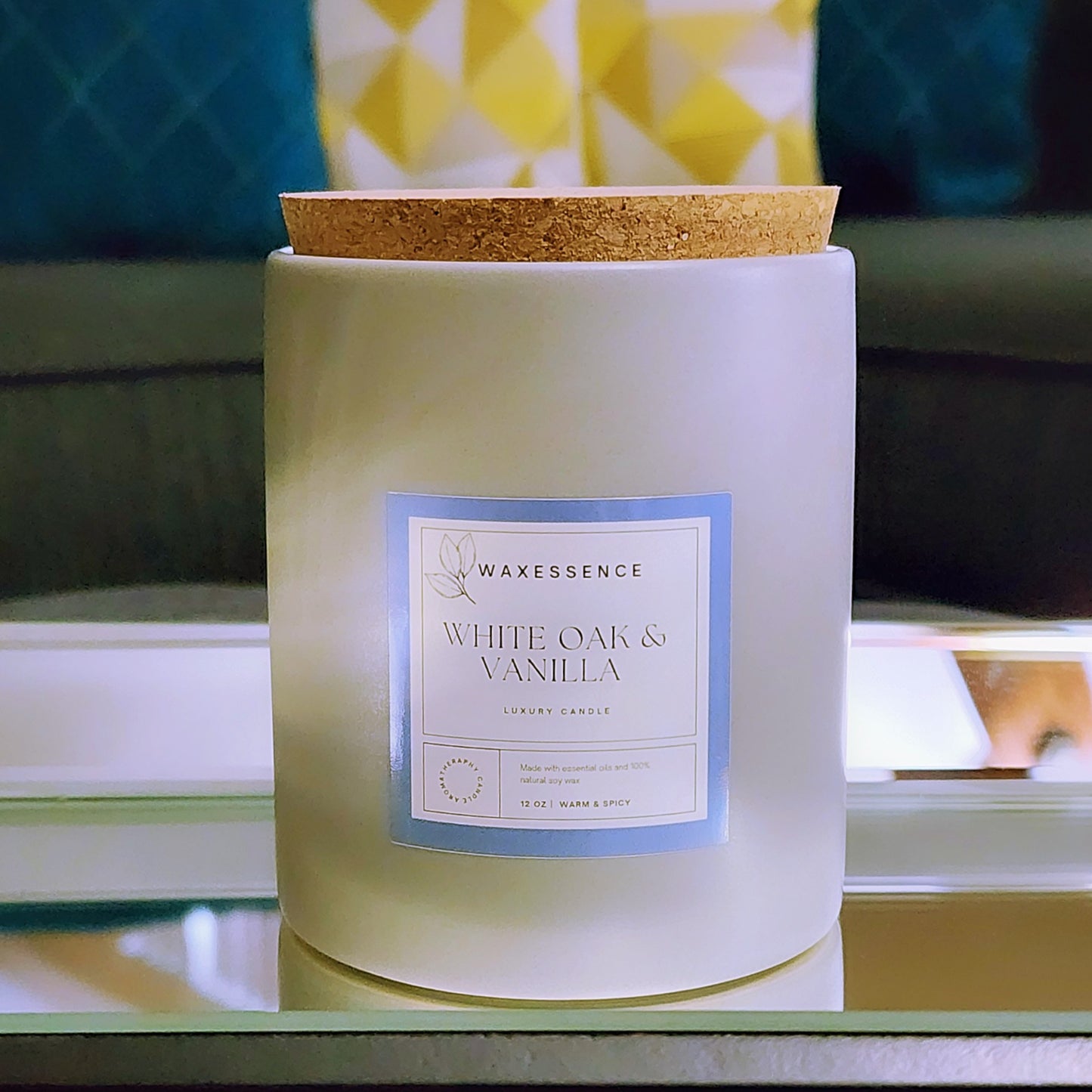 White Oak & Vanilla Home Candle