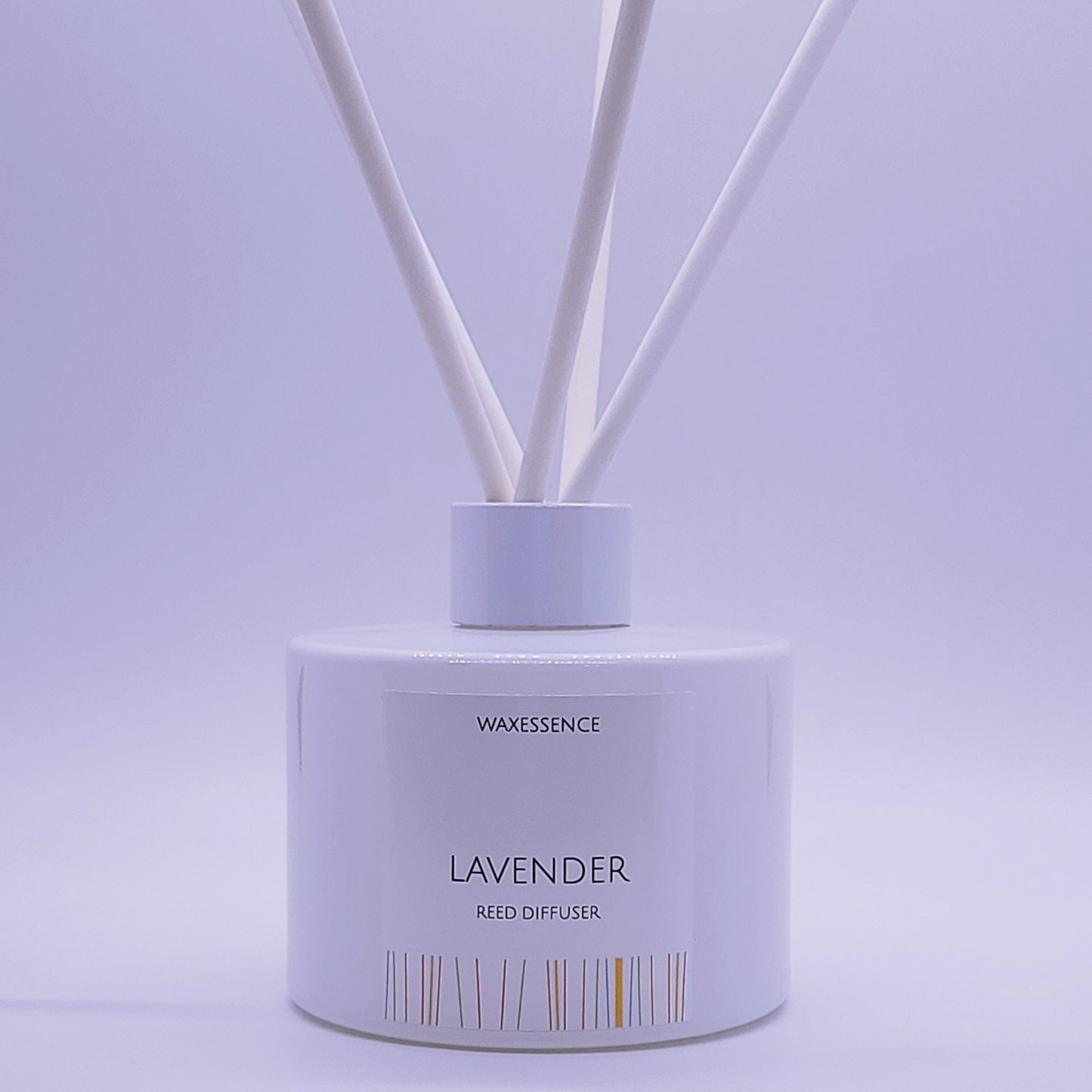 Lavender Reed Diffuser | Essenza Gloss White  | Aromatherapy Home Decor | Diffuser Oil | 6.8 fl. oz