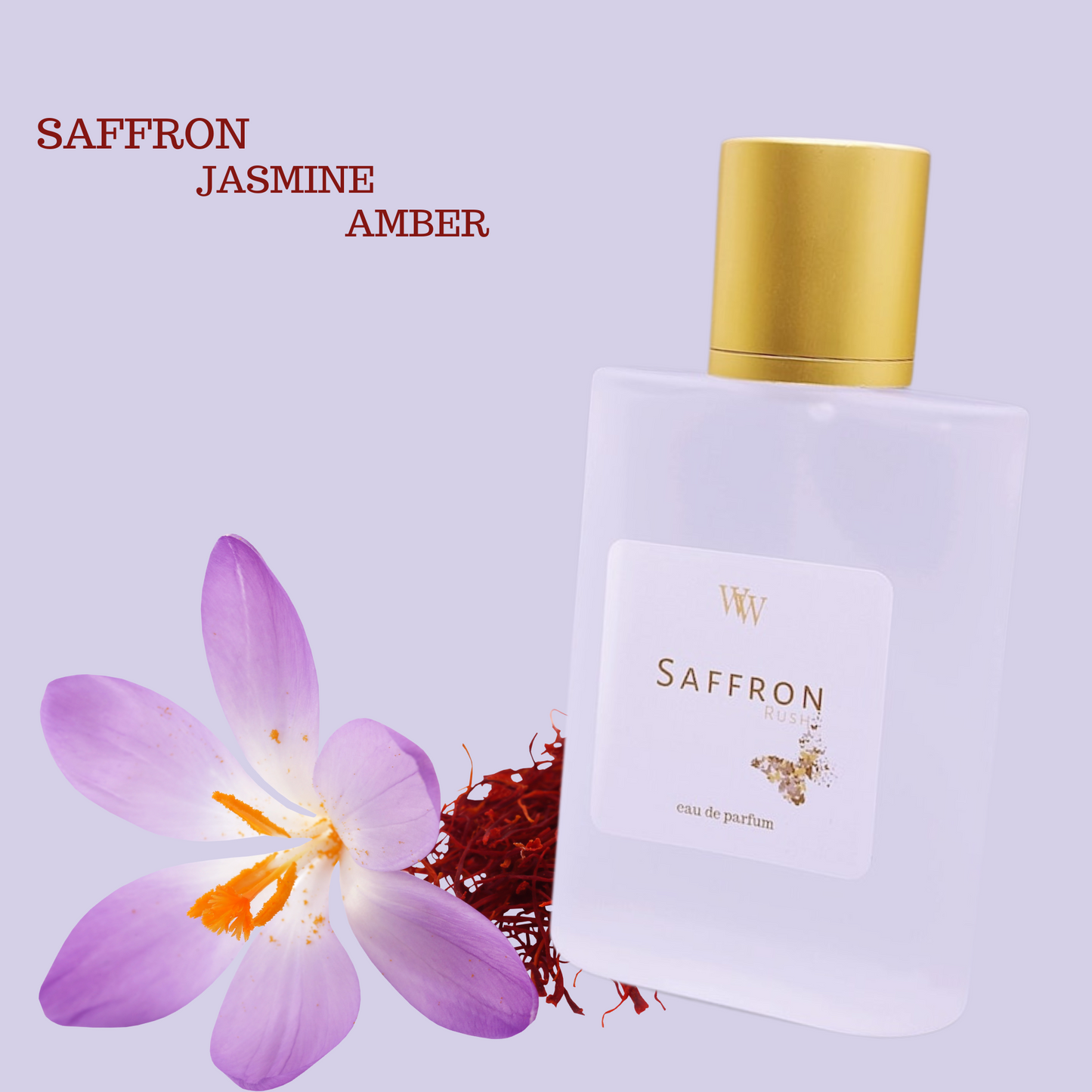 Saffron Rush Fragrance | Feminine Perfume | 100ml